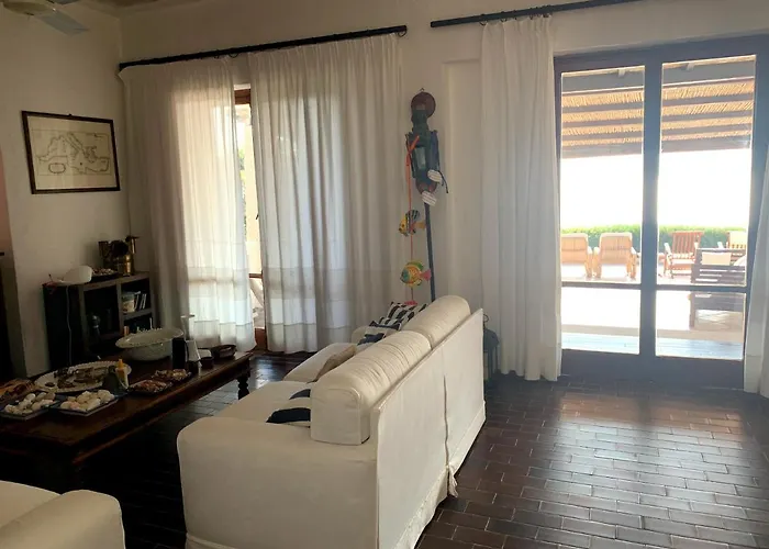 Blu - Con Vista E Accesso Privato Sul Mare 别墅